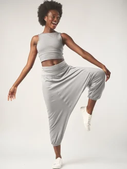 Retreat Harem Pants - Marl Grey