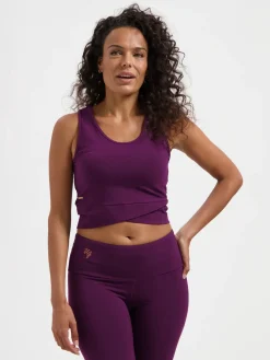 Sati Crop Yoga Tank - Bloom