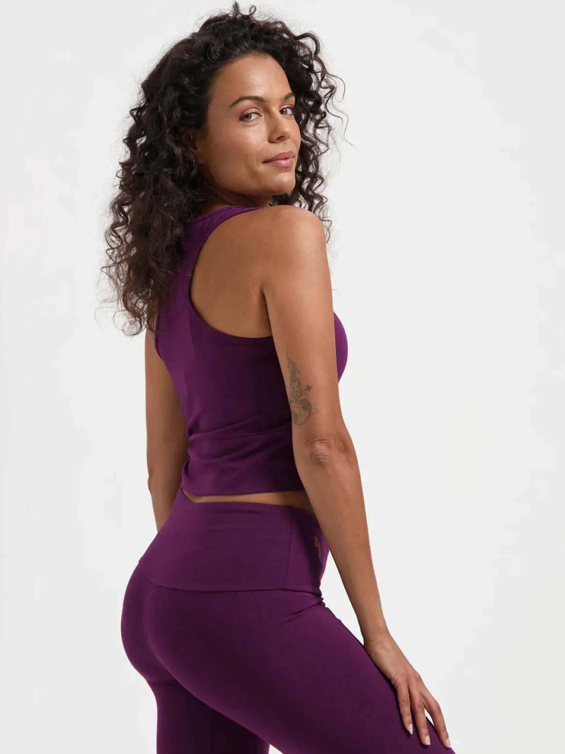 Sati Crop Yoga Tank - Bloom