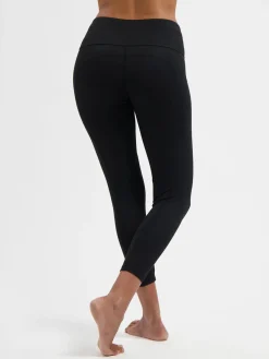 Sati 7/8 Yoga Leggings - Onyx Black