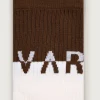 Stellar Colourblock Sock - Egret/Deep Taupe