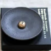 Stoneware Smudging Dish - Raw Black