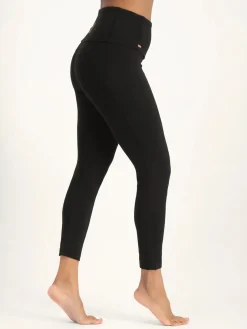 Surya 7/8 Yoga Leggings - Onyx Black