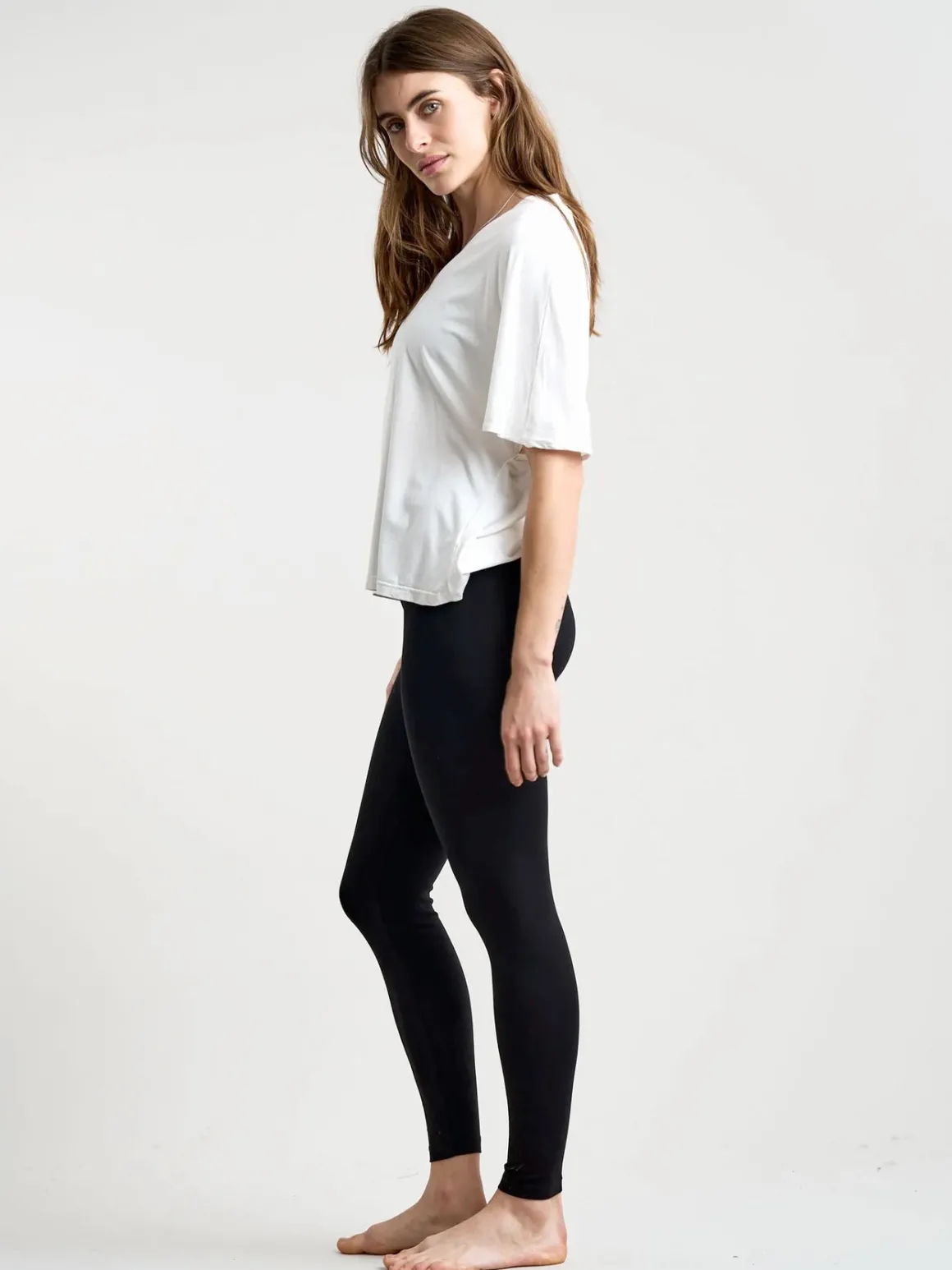 Sylvie Organic Cotton Legging - Black