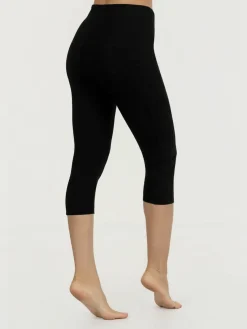 Tara Capri Yoga Pants - Onyx Black