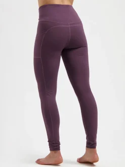 Tara Pocket Yoga Leggings - Berry