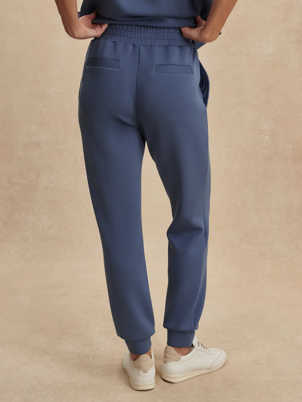 The Slim Cuff Pant 27.5 - Bijou Blue