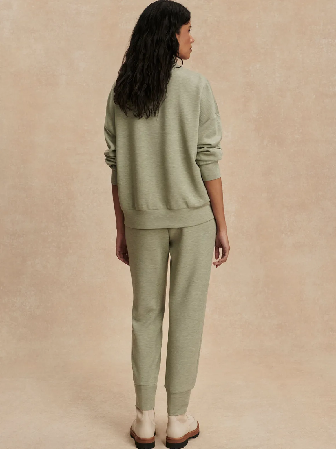 The Slim Cuff Pant 27.5 - Shadow Marl