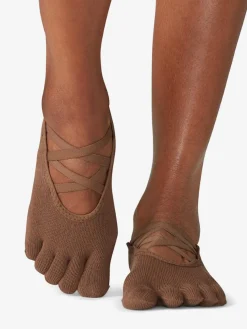 Toesox Full Toe Elle Grip Socks - Naked