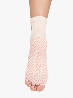 ToeSox Half Toe Melody Ultra Fine Knit Grip Socks - Summer Love