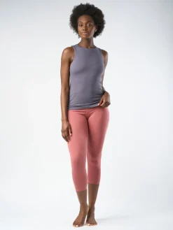 Twist Yoga Vest - Ash Grey