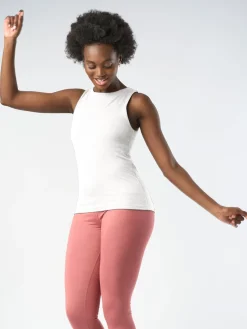 Twist Yoga Vest - Natural