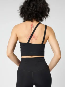 Uma One-Shoulder Bra - Black