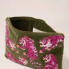 Velvet Everyday Pouch - Fern Green Wild Tiger