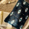 Velvet Everyday Pouch - Ink Blue Mystical Eye