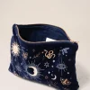 Velvet Everyday Pouch - Navy Boho Mysticism