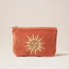 Velvet Mini Pouch - Rust Sun Goddess