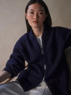 Willmont Patch Pocket Fleece - Evening Blue