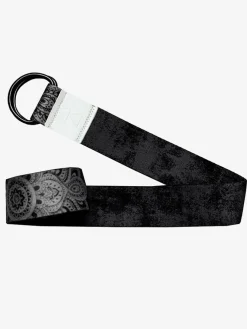 Yoga Strap - Mandala Black