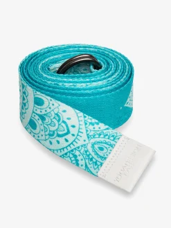 Yoga Strap - Mandala Turquoise