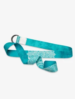 Yoga Strap - Mandala Turquoise