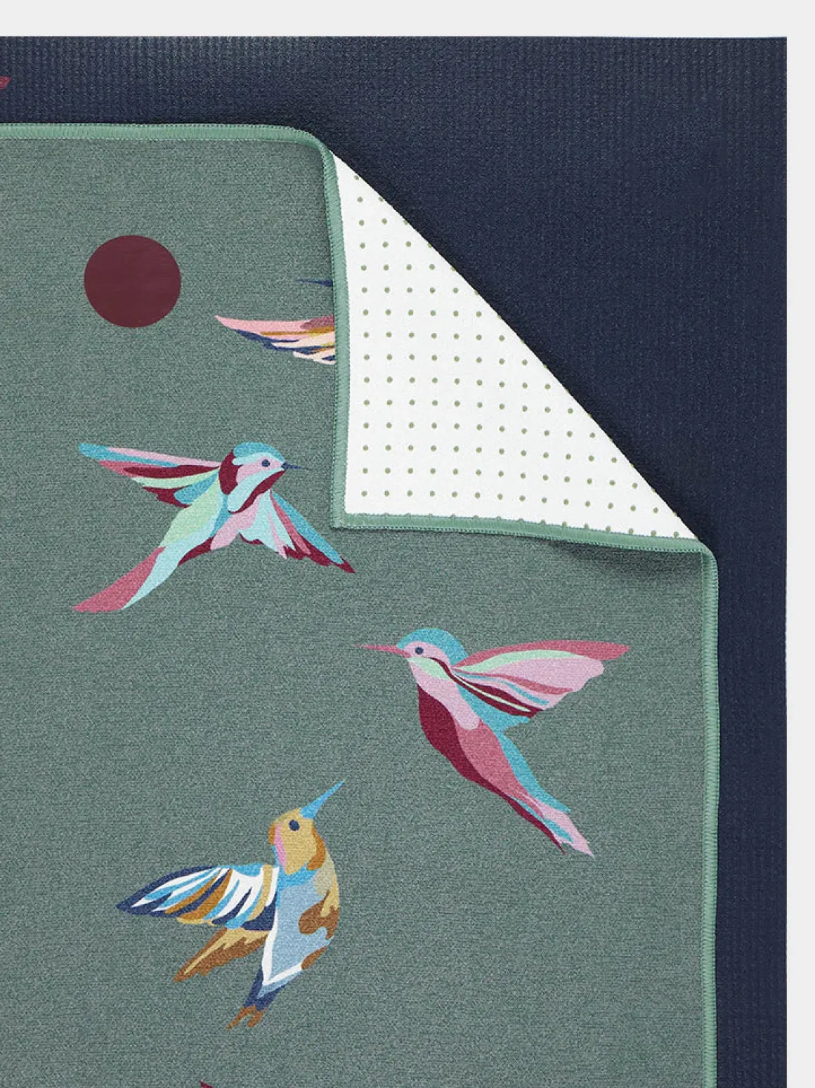 Yogitoes Hummingbird Collection Yoga Mat Towel - Flock