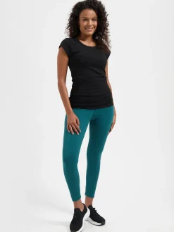 Zefira Yoga Tee - Onyx Black